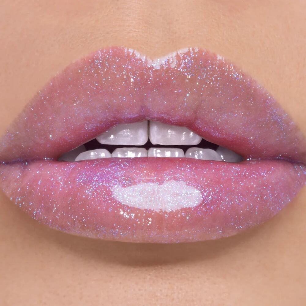 Sugarpill Cosmetics Glass Candy Lip Gloss Bloom High Gloss Sparkle Holo Lilac